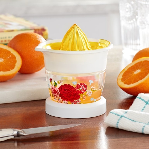 🌺 🛍️ New Pioneer Woman Sweet Rose Glass Juicer - Picture 4 of 8